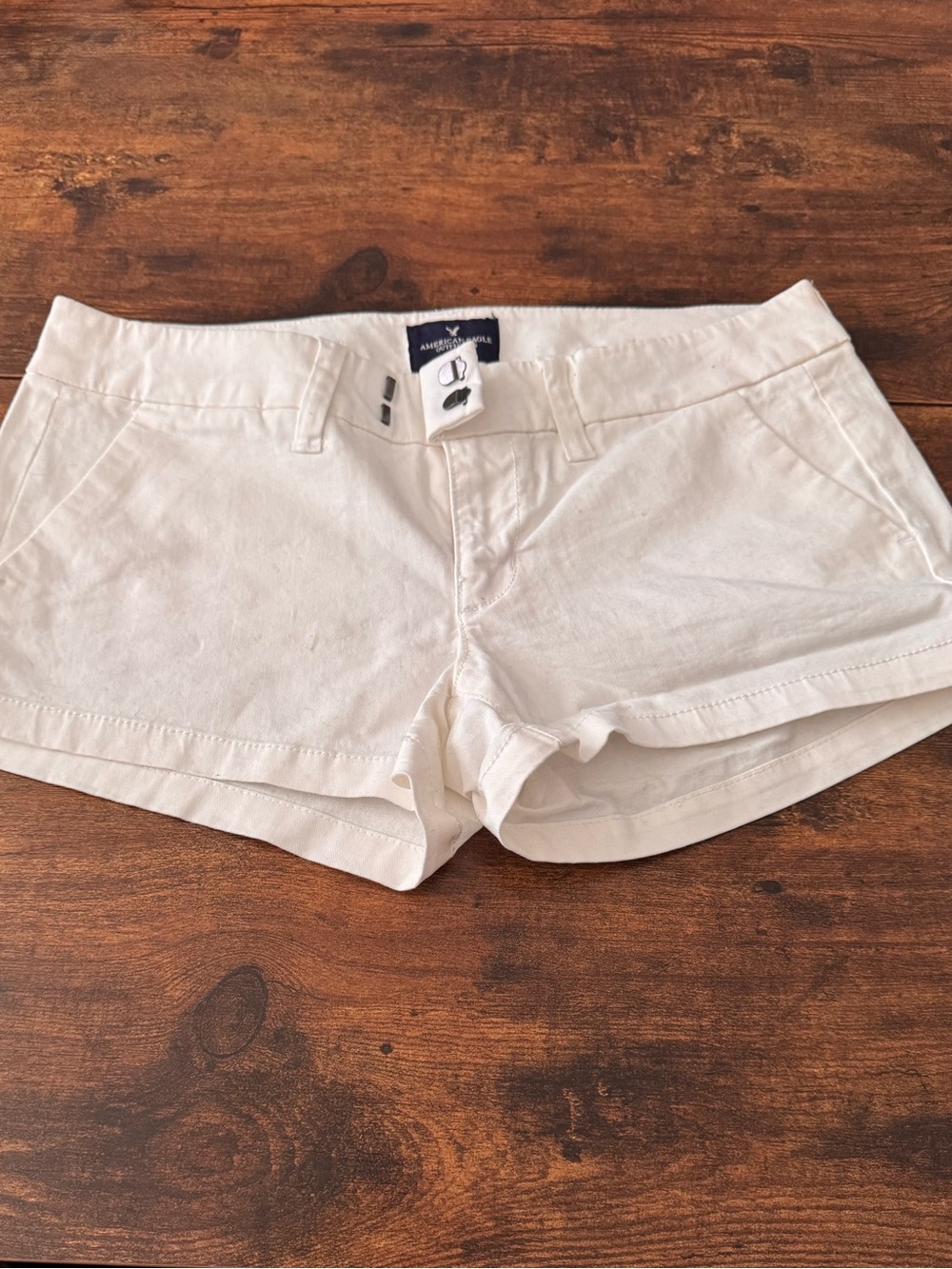 American Eagle Outfitters White Women's Casual Tweed Shorts